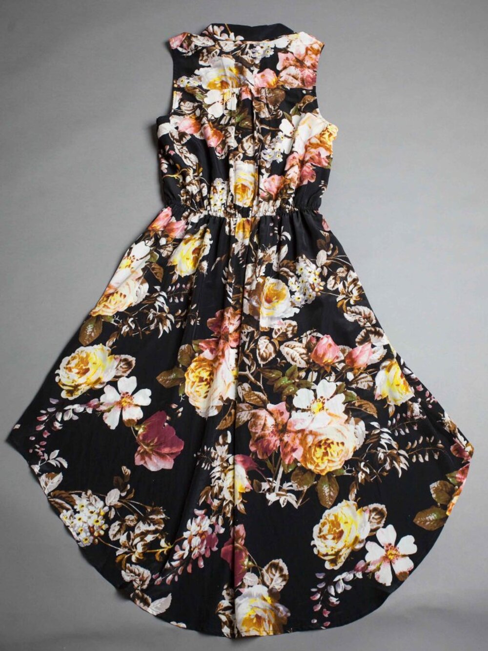 Lady Dutch Sleeveless Dress Asymmetrical Hem in Large - Picture 2 of 6